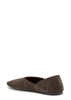 Khaite Jane Suede Ballet Flats Brown