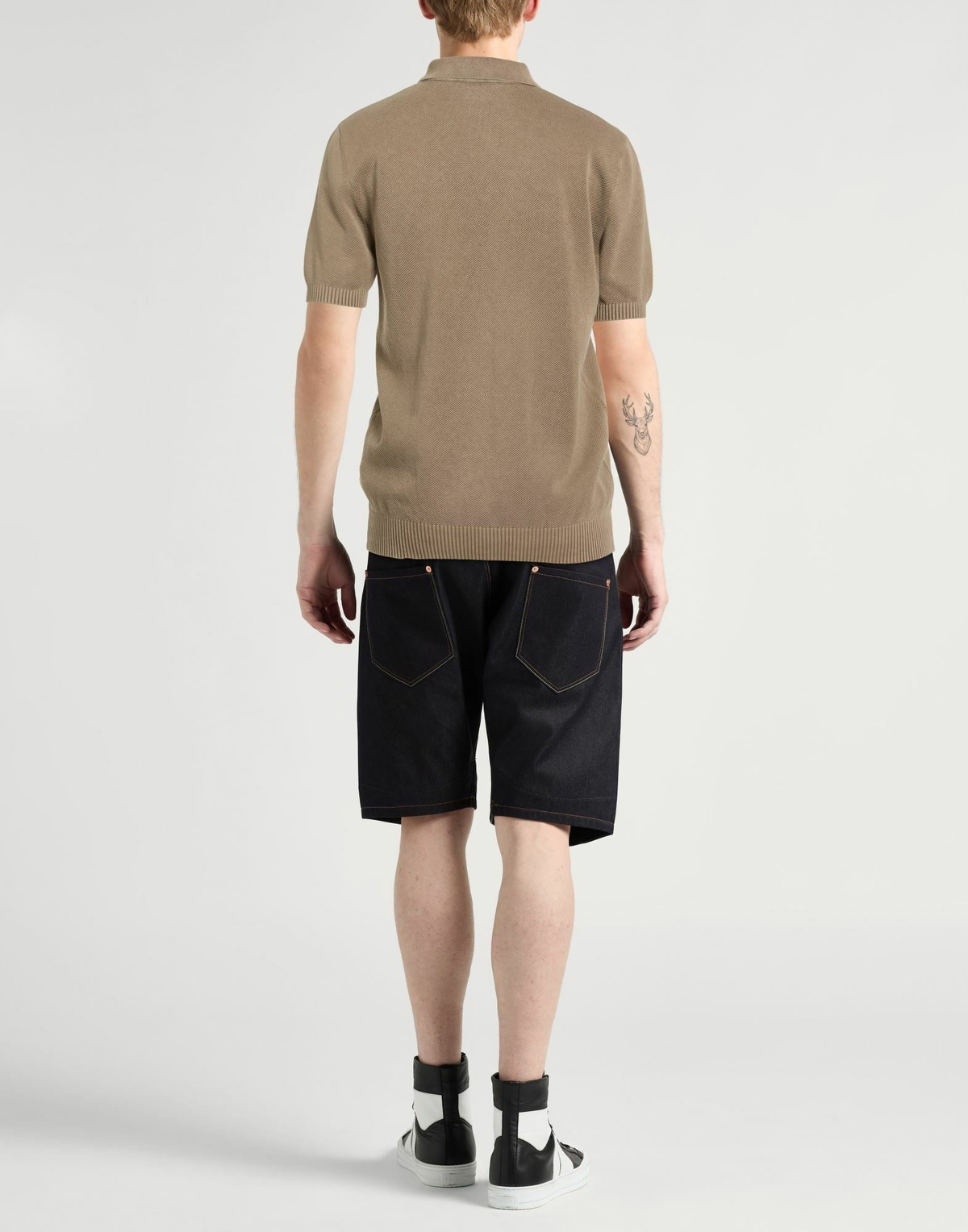Boglioli Mens Sweater in Khaki