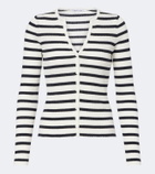 Veronica Beard Anwin striped wool cardigan