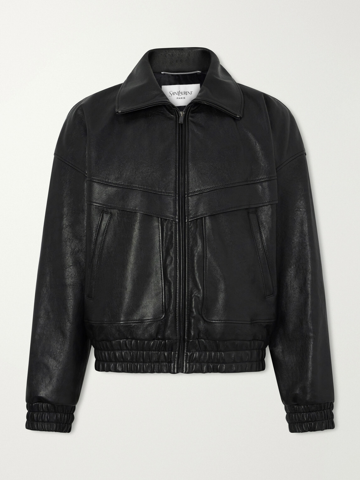 SAINT LAURENT - Leather Jacket - Black