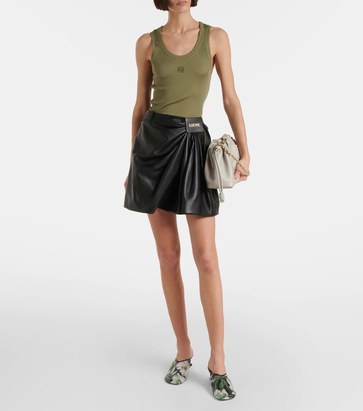Loewe Anagram silk tank top