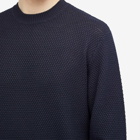 A.P.C. Men's x JJJJound Crew Knit Sweat in Dark Navy