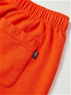 Saturdays NYC - Abrams Tapered Logo-Print Cotton-Jersey Sweatpants - Orange