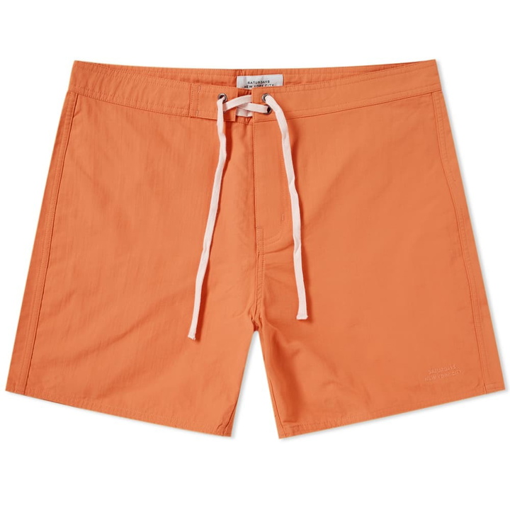 Photo: Saturdays Colin Solid Boardshort Orange