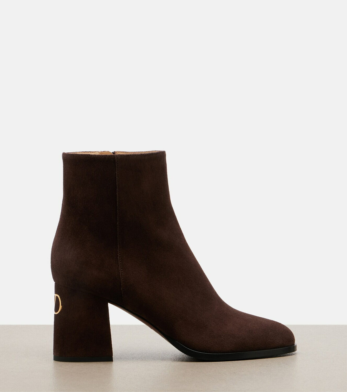 Valentino Garavani Fawcette VLogo suede ankle bots