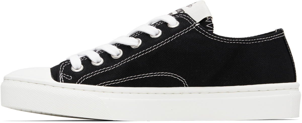 Vivienne Westwood Black Plimsoll Low Top 2.0 Sneakers