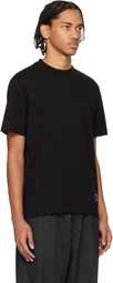 Hugo Black Gradient-Logo Cotton Jersey T-shirt