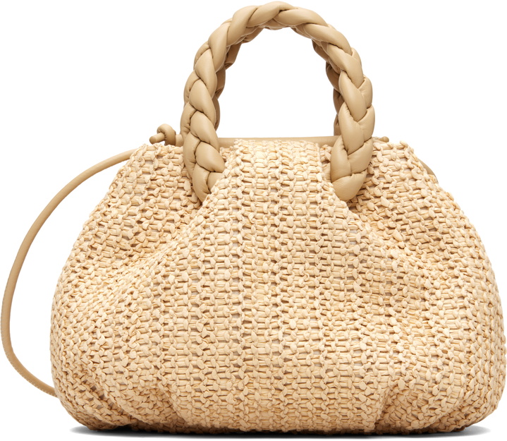 Photo: HEREU Beige Bombon M Raffia Bag