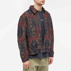 Soulland Men's Windom Jacquard Jacket in Red Multi