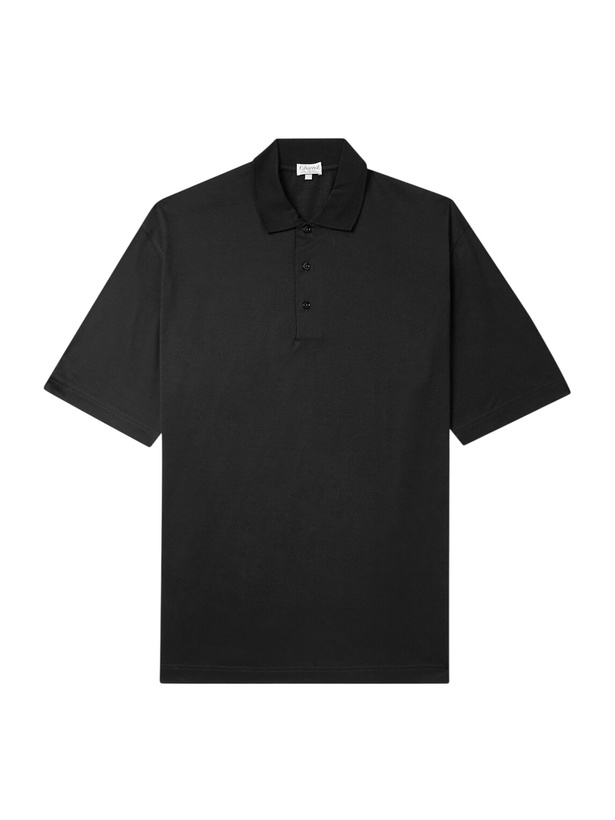 Photo: Charvet - Cotton Polo Shirt - Black