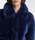 Joseph Alloway reversible shearling and leather jacket
