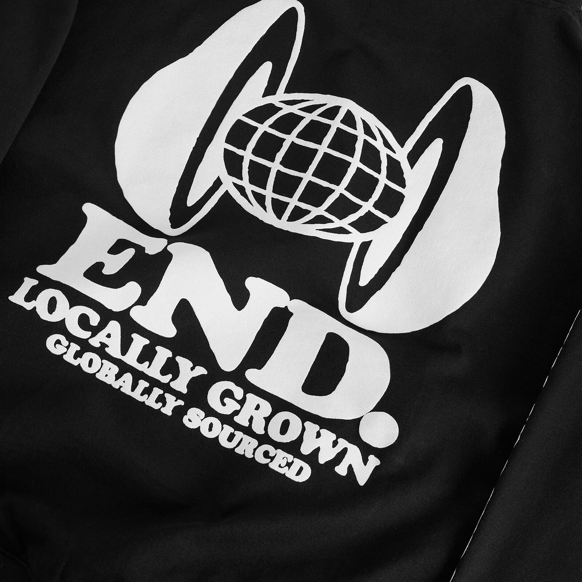 END. Locally Grown Hoodie in Black