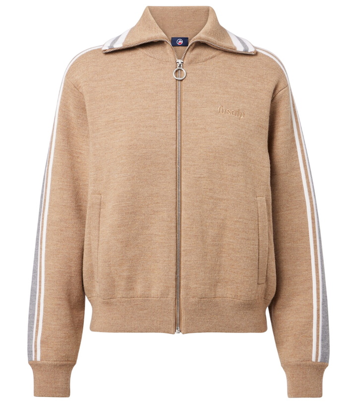 Photo: Fusalp Benada striped wool-blend jacket