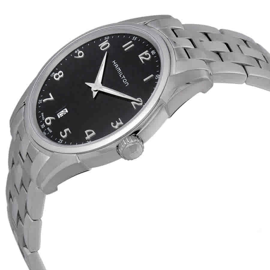 Hamilton Jazzmaster Thinline Black Dial Mens Watch H38511133