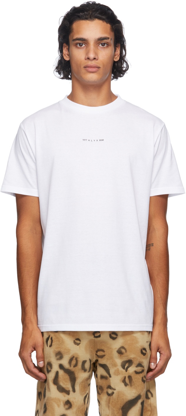 1017 ALYX 9SM White Visual Logo T-Shirt 1017 ALYX 9SM