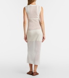 Stella McCartney Crochet cotton midi dress