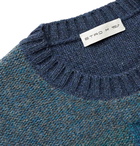 Etro - Patchwork Wool Sweater - Blue