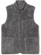 Visvim - Boa Reversible Wool-Fleece Gilet - Gray