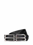 BALENCIAGA - 4cm Bb Signature Faux Leather Belt