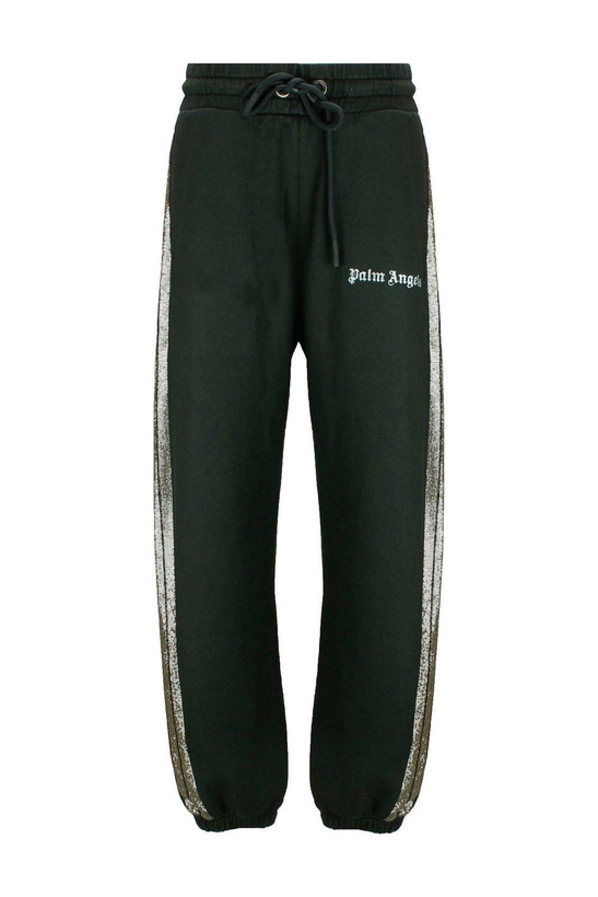 Photo: Palm Angels Logo Printed Drawstring Track Pants