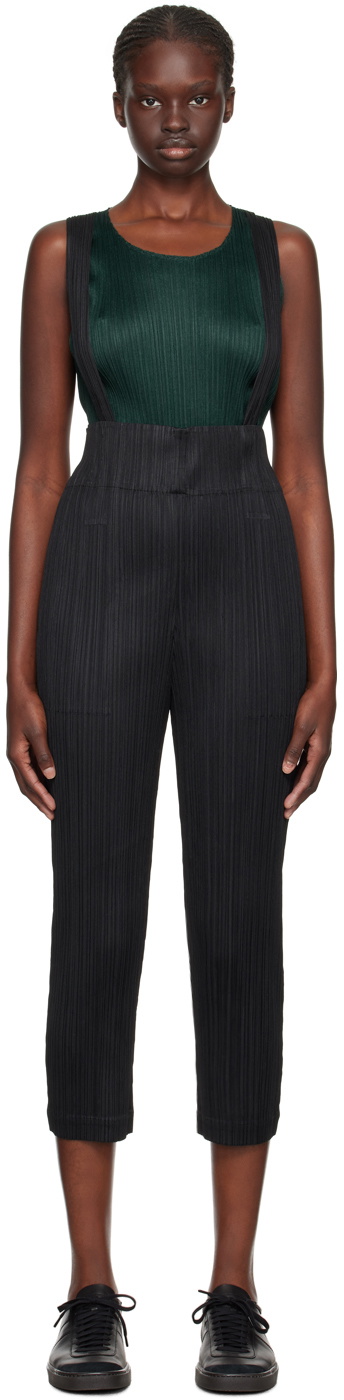 Pleats Please Issey Miyake Black Monthly Colors September Jumpsuit