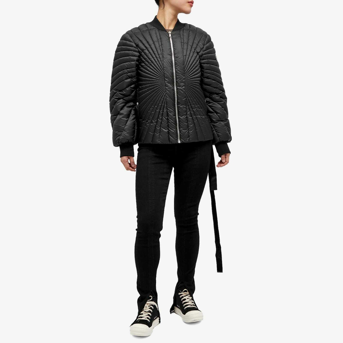 Rick Owens x Moncler Genius Radiance Flight Jacket in Black Rick Owens