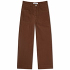 L.F. Markey Women's Carpenter Trouser in Chocolate