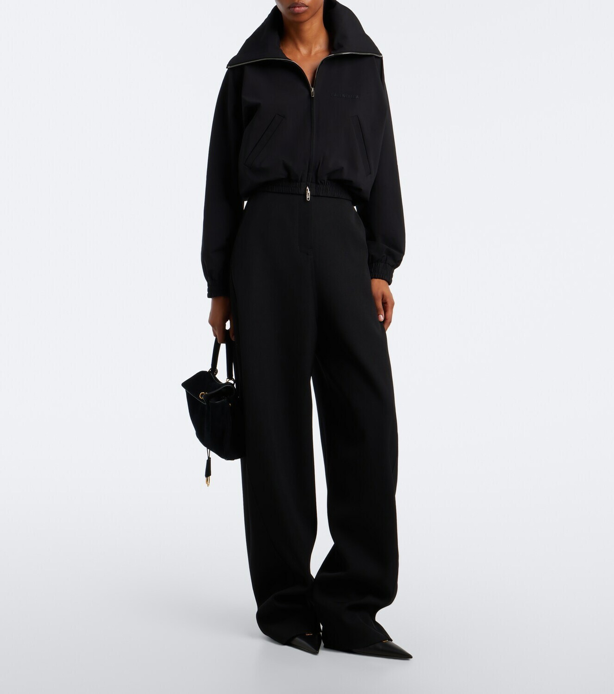 Balenciaga Cotton-blend blouson jacket