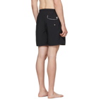Solid and Striped Black Classic Swim Shorts