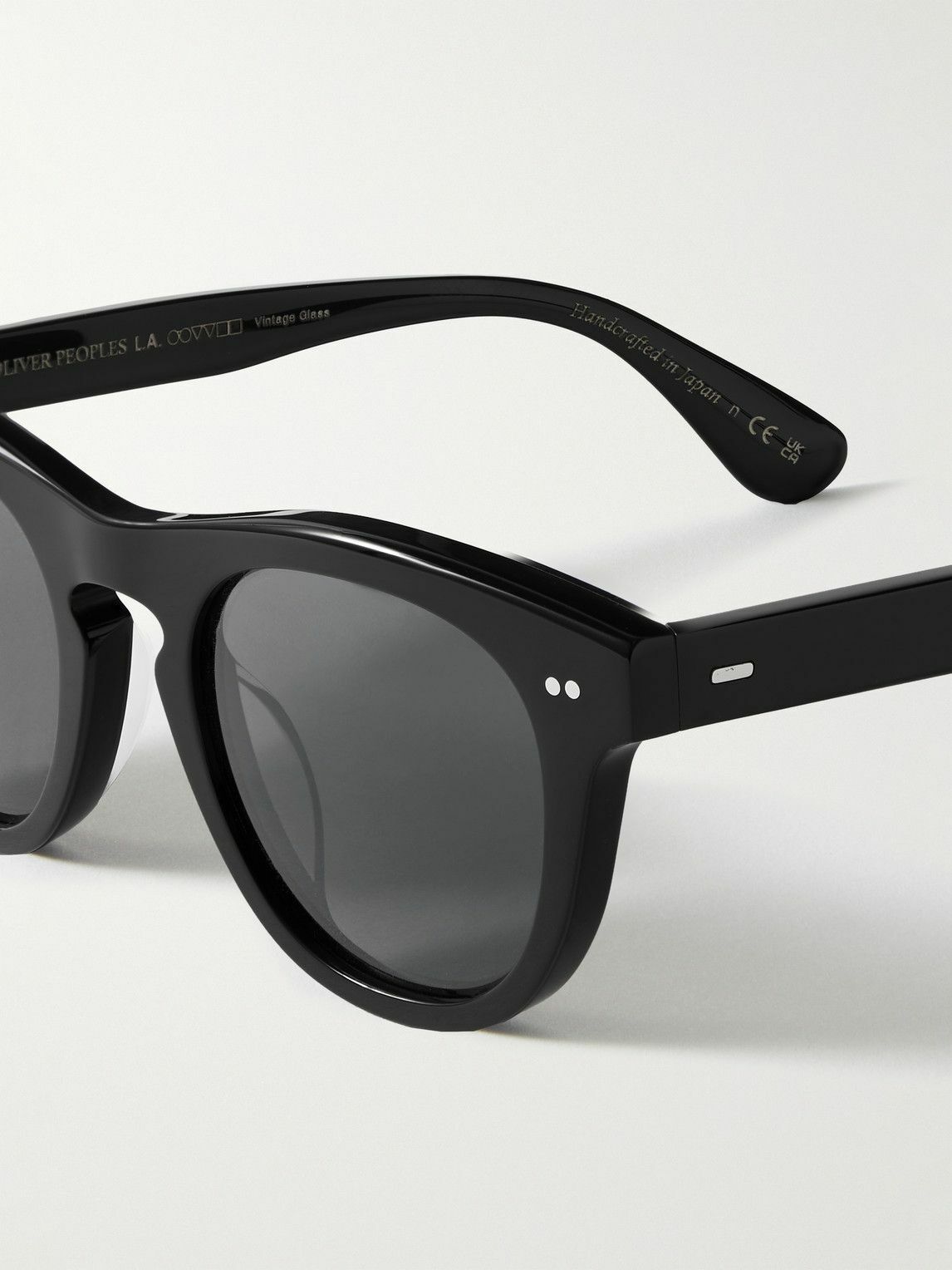 Oliver Peoples - Rorke Round-Frame Acetate Sunglasses Oliver 