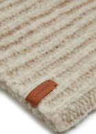 Vince Ribbed Cashmere and Silk-blend Beanie - Cream - One Size