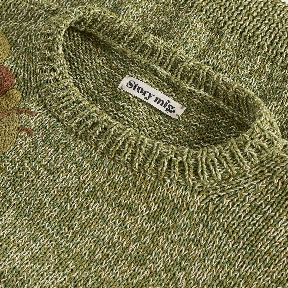 Story mfg. Caterpillar Bulb Jumper - Presented by END. in Olive
