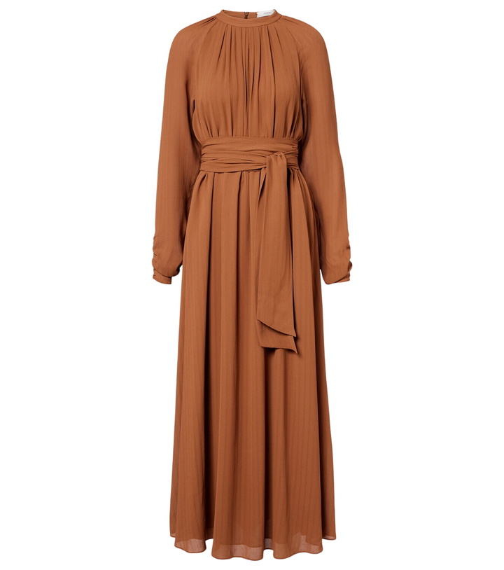 Photo: Joseph Pinky belted draped maxi dress
