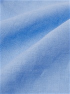 ANDERSON & SHEPPARD - Linen Pocket Square - Blue
