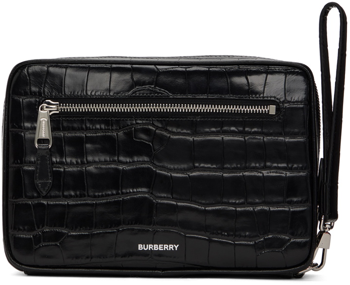 Photo: Burberry Black Croc Pouch