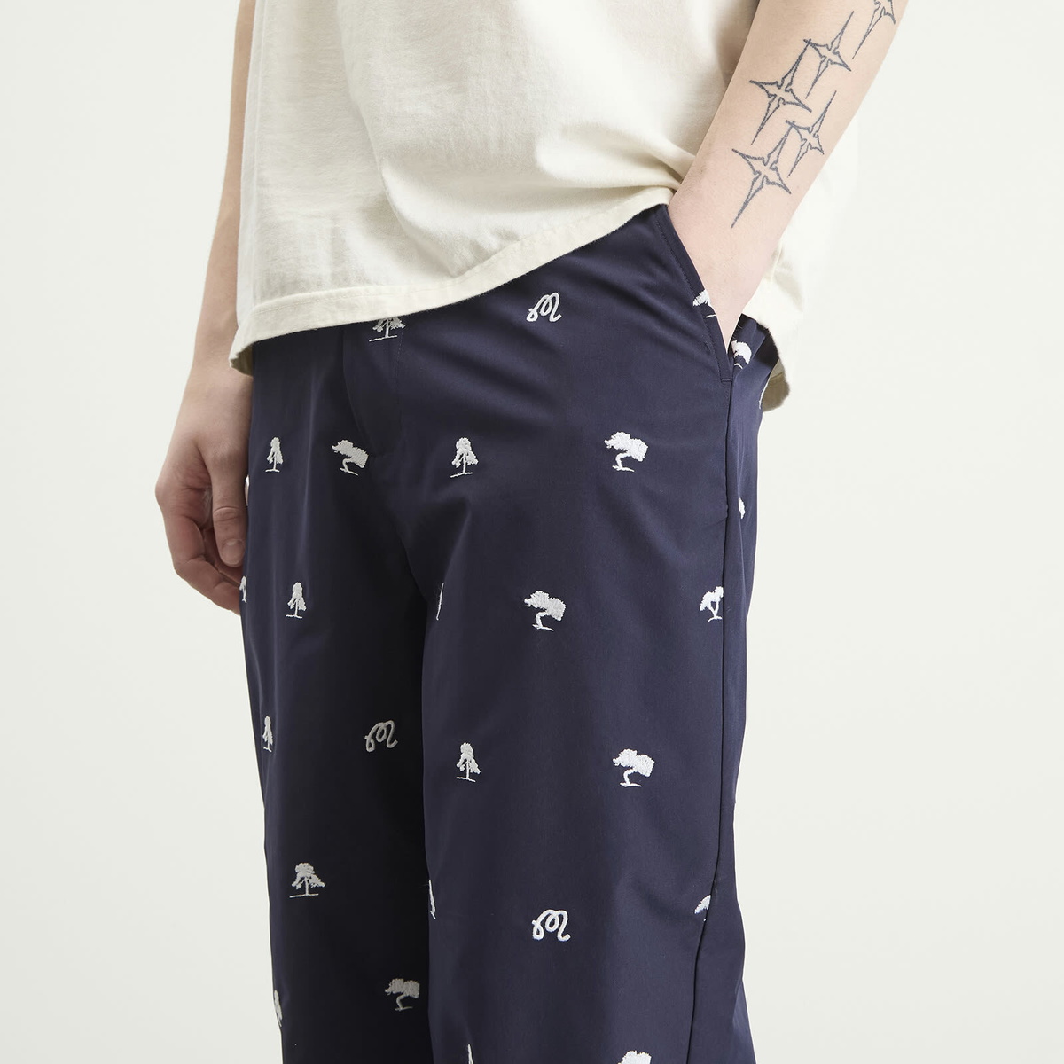 Malbon Men's Torrey Pines Pant in Baritone Blue