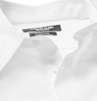 CALVIN KLEIN 205W39NYC - Slim-Fit Embroidered Cotton-Poplin Shirt - Men - White