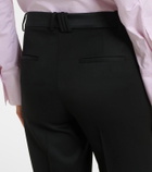 The Attico Virgin wool wide-leg pants
