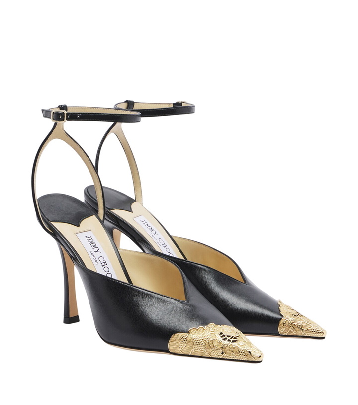 Photo: Jimmy Choo Faiz leather slingback pumps