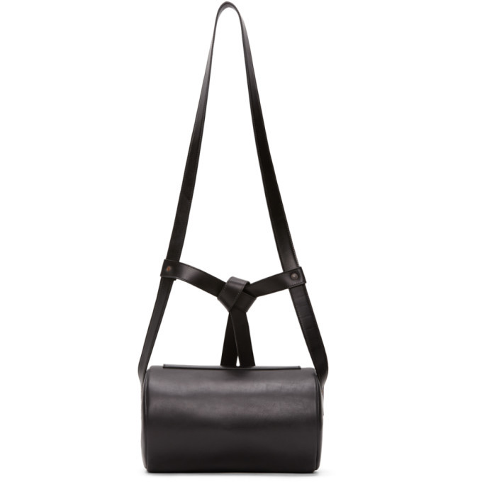 Cherevichkiotvichki Black Cylindrical Backpack