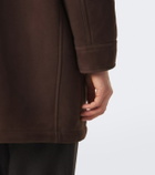 Yves Salomon Shearling-lined suede parka