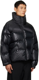 Fumito Ganryu Black Graffiti Down Jacket