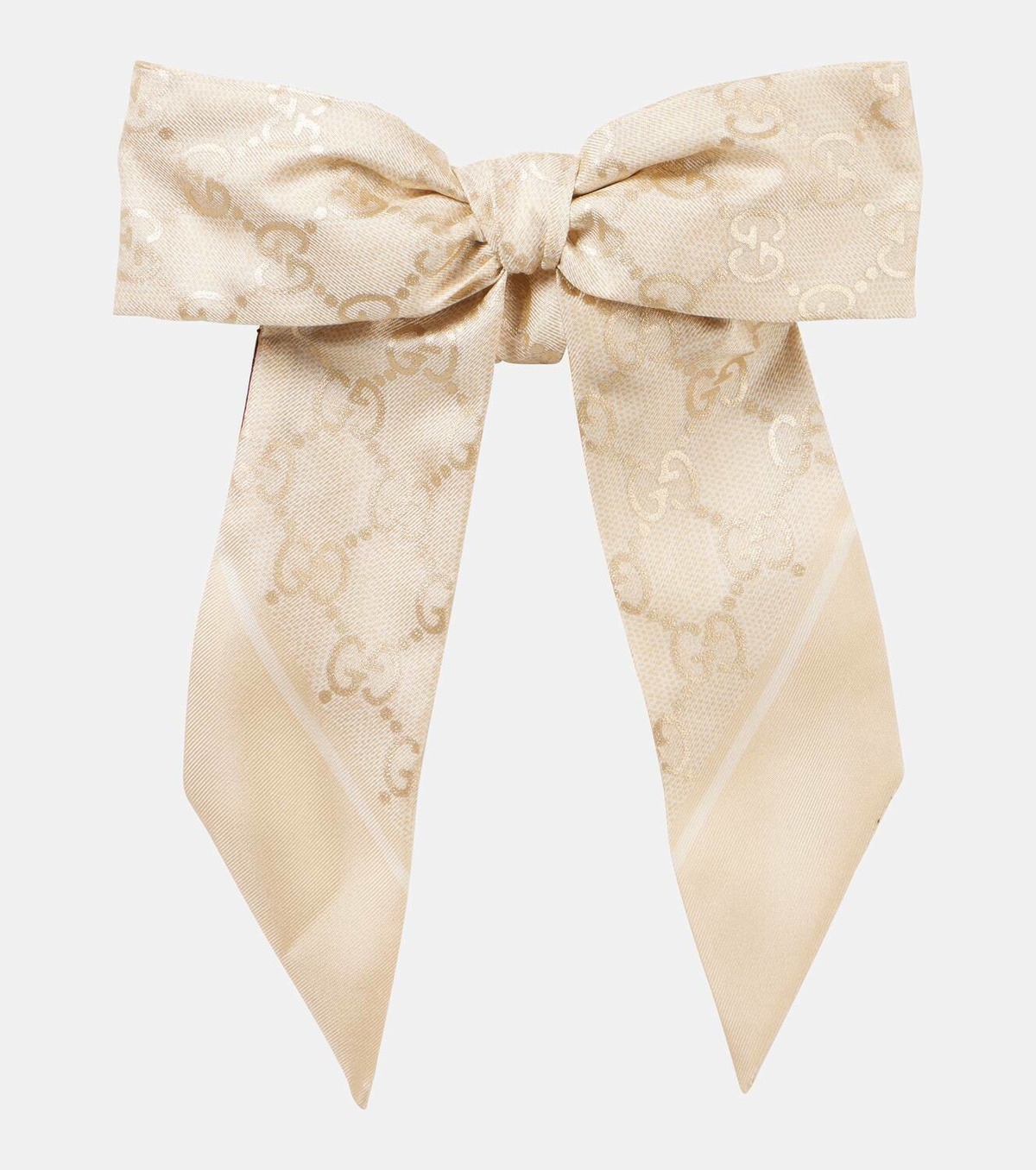 Gucci GG silk bow scrunchie
