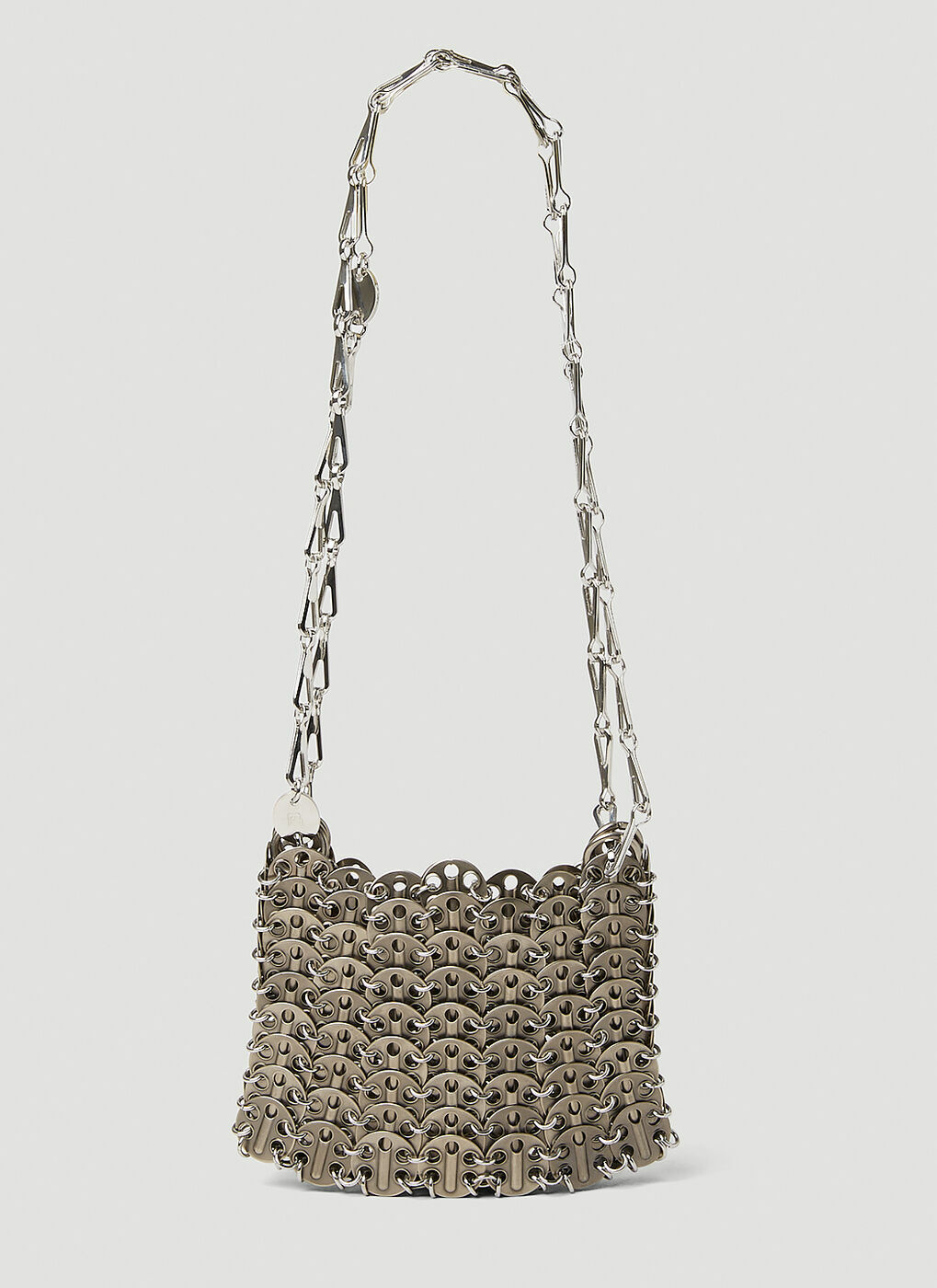 Paco Rabanne - 1969 Nano Shoulder Bag in Silver Paco Rabanne