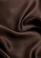 Reformation Frankie Silk Maxi Dress Brown