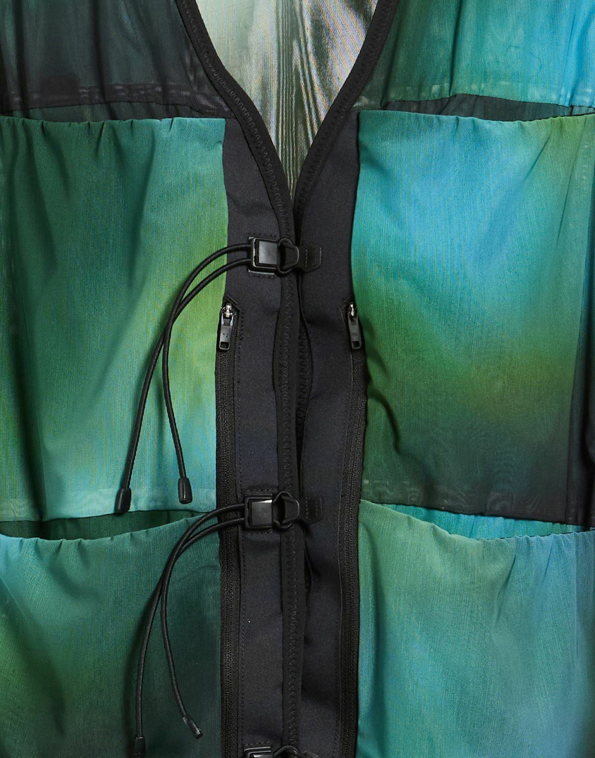 Y-3 Mens Vest Dark in Green