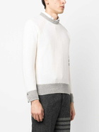 THOM BROWNE - 4-bar Wool Crewneck Jumper