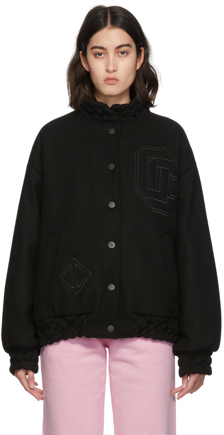 Opening Ceremony Black Varsity Jacket