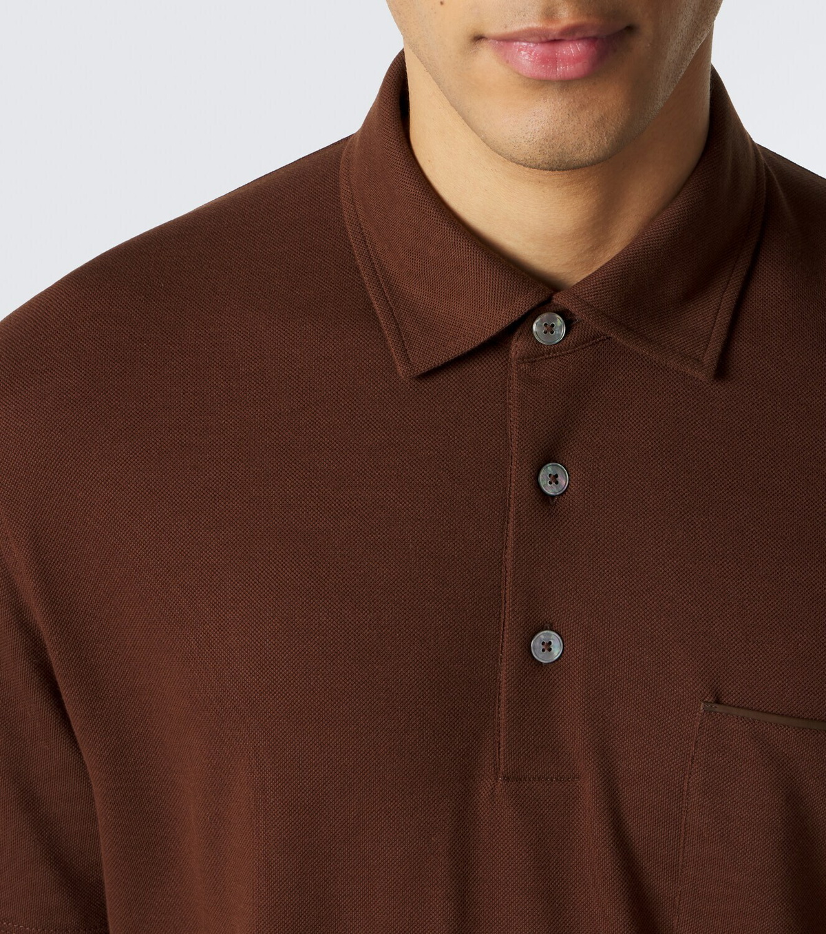 Zegna Cotton piqué polo shirt