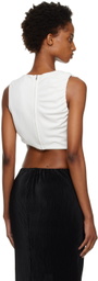 THIRD FORM Off-White Marble Tank Top